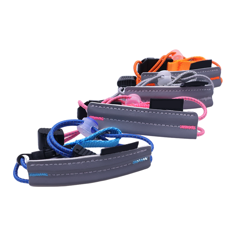 Custom Reflective Bike Cuff Strap, Adjustable Elastic Cycling Leg Band Anti-Scratch Night Running Safety Pant Binding Strap