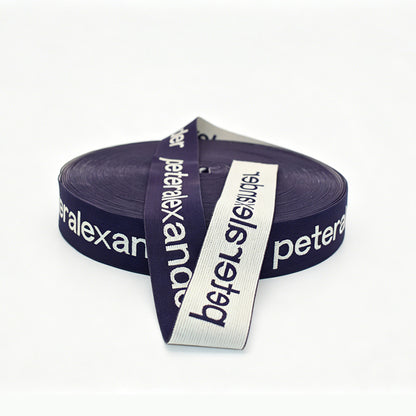 Jacquard Elastic Band Custom Logo Printed Elastic Webbing