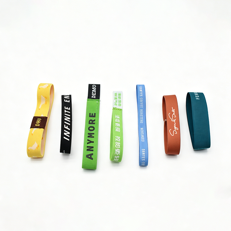 Custom Elastic Band Cup Sleeve, Stretch Fabric Tumbler Holder Strap For Water Bottle OEM