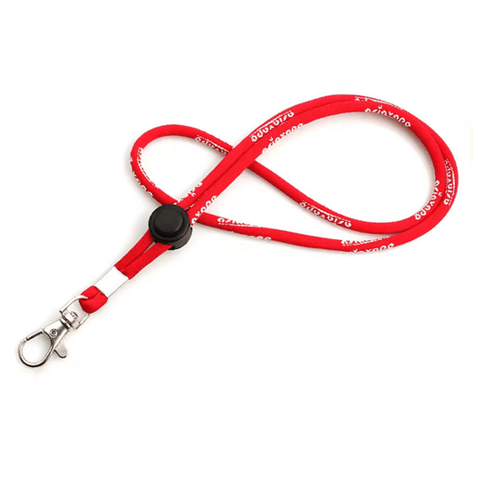Custom Jacquard Logo Lanyard | Woven Pattern Neck Strap for ID Badge, Phone & Exhibition Events