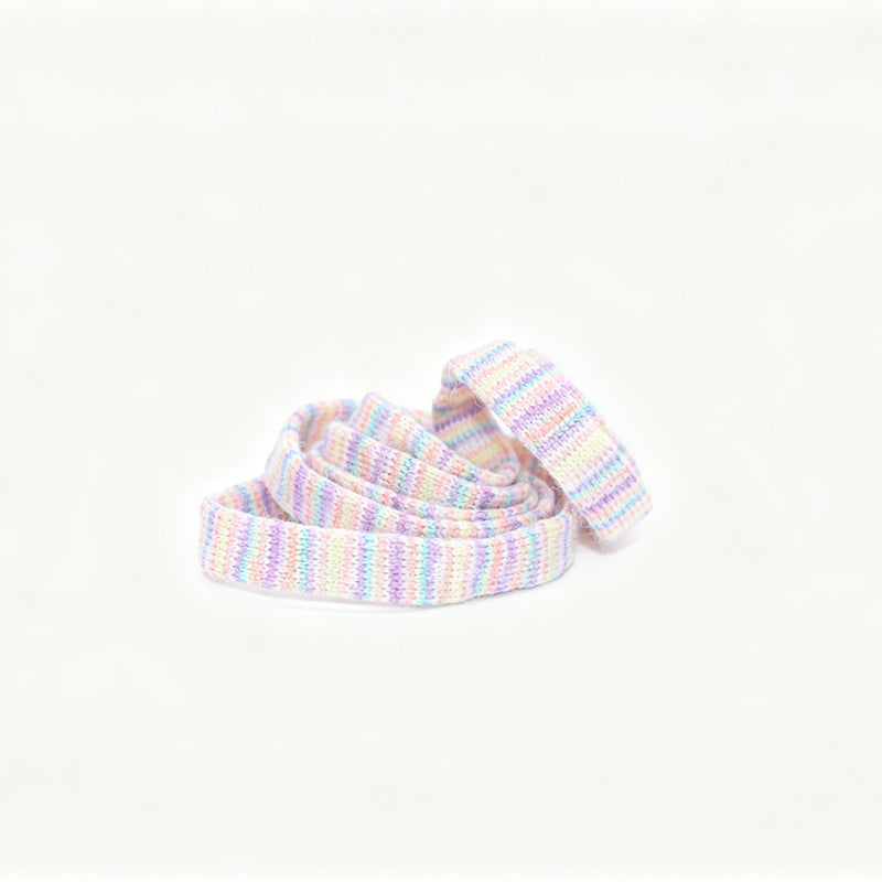 Custom Hollow Knitted Drawstring Cord, Polyester Tubular Knit Rope for Hoodie Garment OEM