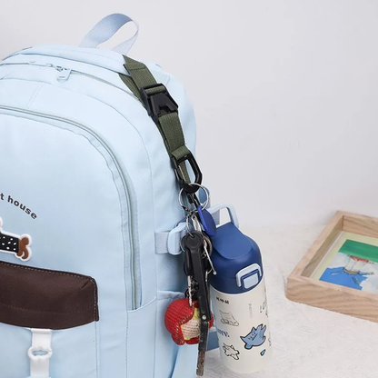 Custom Luggage Hook Strap, Adjustable Suitcase Add-A-Bag Strap with Double Hooks OEM