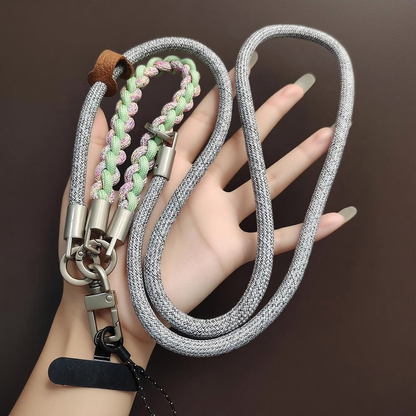 Custom Braided Camera Crossbody Lanyard, Adjustable Strap for DJI Pocket Series Cameras