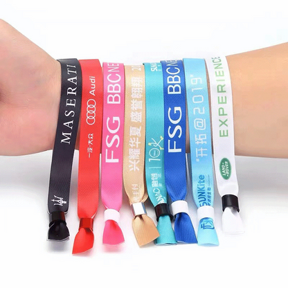 Custom Disposable Paper Event Wristband, Printed Tyvek Bracelet for Concert Festival Party OEM