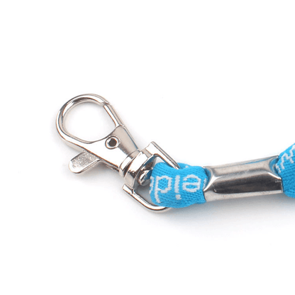Custom Jacquard Logo Lanyard | Woven Pattern Neck Strap for ID Badge, Phone & Exhibition Events
