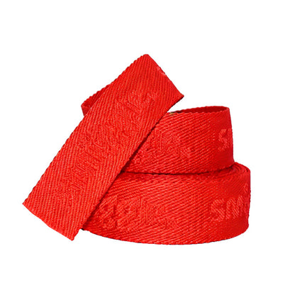 Concave Jacquard Woven Webbing, Custom Embossed Logo Fabric