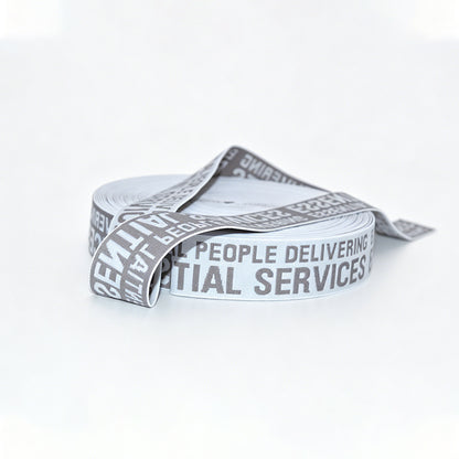 Custom Nylon Computer Jacquard Woven Logo Elastic Webbing Strap