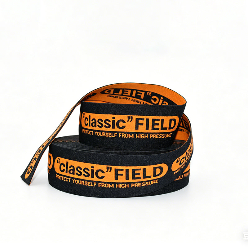 Custom Printed Jacquard Polyester High‑Elastic Woven Elastic Webbing Strap