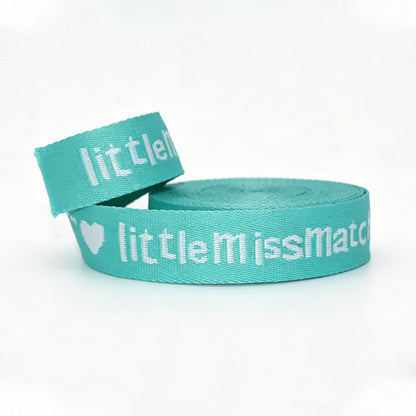 Custom Jacquard Woven Webbing Strap, Personalized Brand Logo Polyester Ribbon