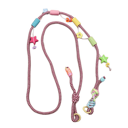 Adjustable Beaded Crossbody Strap, Cute Handmade Bead Lanyard for Phone, Water Bottle Bag & Doll Decor Pendant