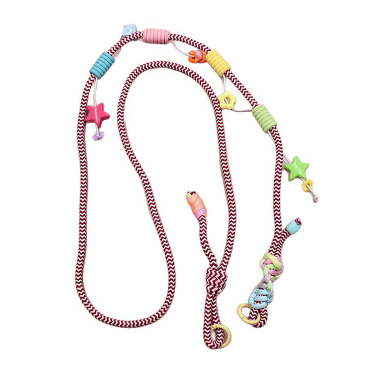 Adjustable Beaded Crossbody Strap, Cute Handmade Bead Lanyard for Phone, Water Bottle Bag & Doll Decor Pendant