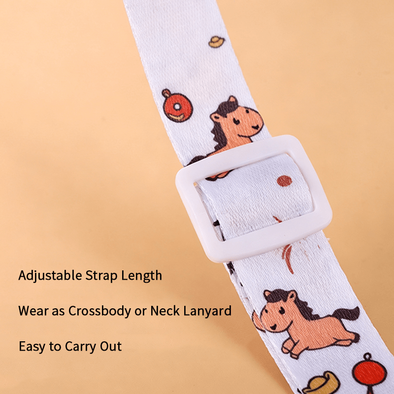 Custom Cute Printed Shoulder Strap, Replacement Lanyard for Water Bottle Bag & Phone Case