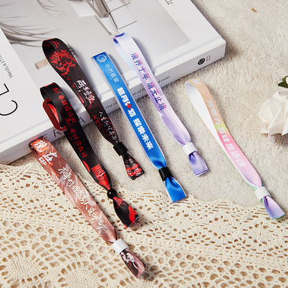 Custom Disposable Paper Event Wristband, Printed Tyvek Bracelet for Concert Festival Party OEM