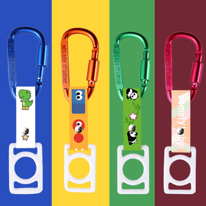 Custom Sublimation Water Bottle Lanyard with Carabiner & Silicone Loop, Portable Drink Bottle Holder Hook