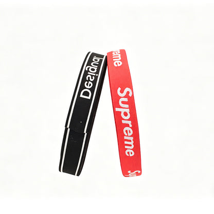Jacquard Elastic Band Custom Logo Printed Elastic Webbing