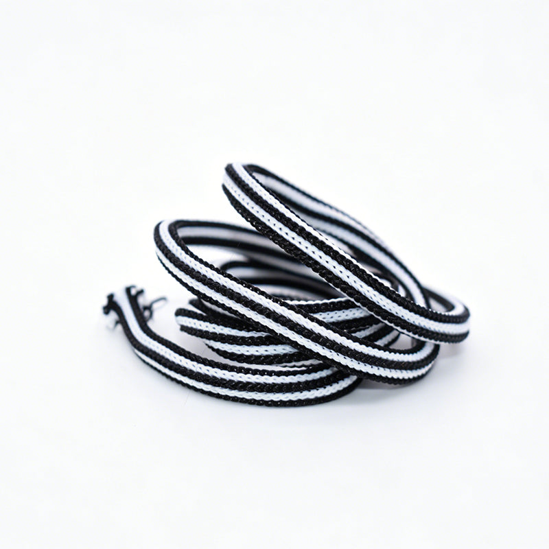 Custom Knitted Round Drawstring Cord, Polyester Knit Rope for Hoodie Garment Bag Accessories OEM