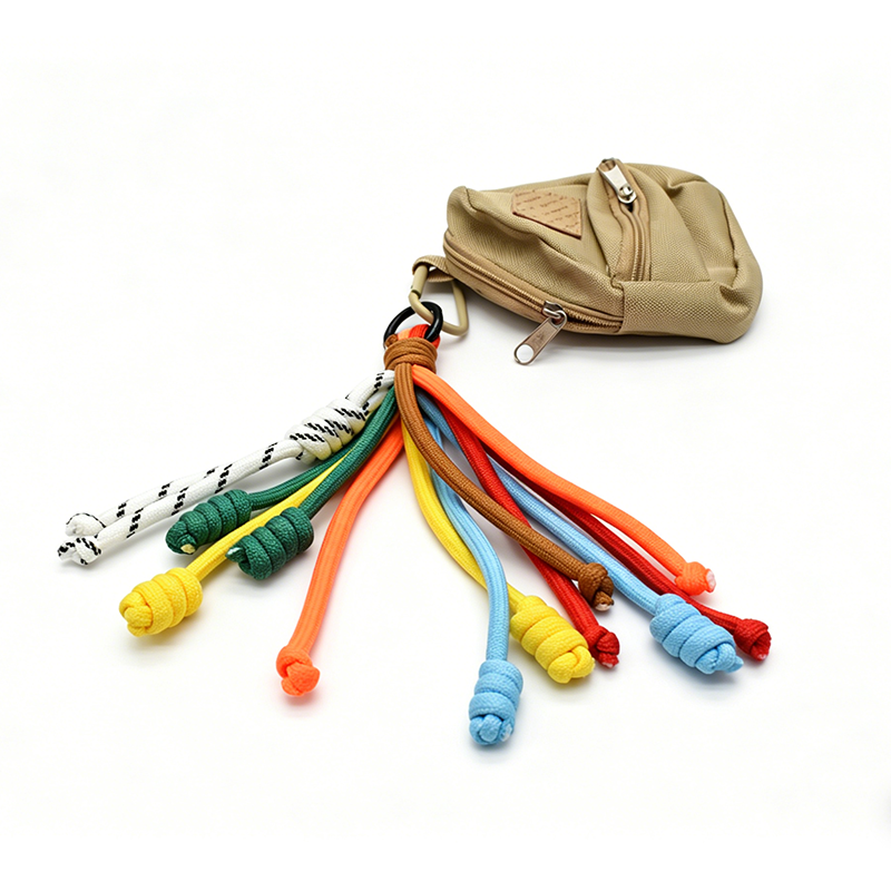 Custom Color Braided Tassel Keychain Handbag Decorative Tassel Pendant for Bag Garment Accessory