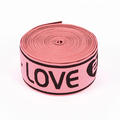 Custom Jacquard Elastic Band, Printed Polyester High Stretch Elastic Webbing, Logo Custom Elastic Strap For Garment, Underwear, Bag`