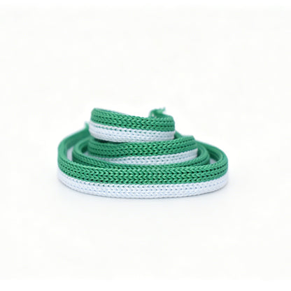 Custom Striped Hollow Knit Drawstring, Tubular Polyester Cord for Hoodie & Garment OEM