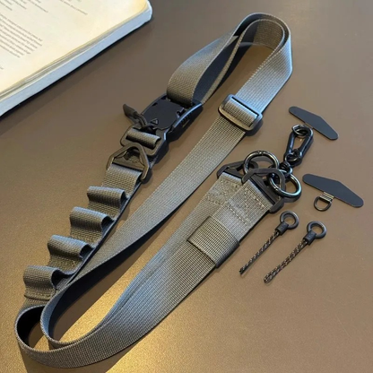 Custom Adjustable Phone Crossbody Lanyard, Detachable Buckle Wrist Strap with Universal Patch