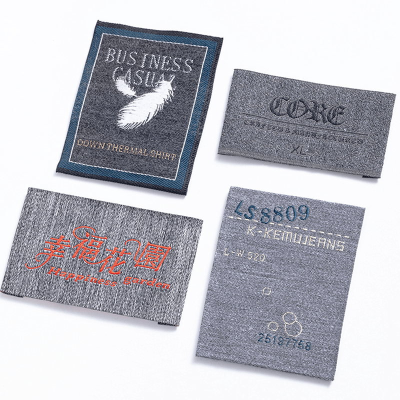 Custom Company Logo Woven Labels | Brand Garment Neck Woven Tags