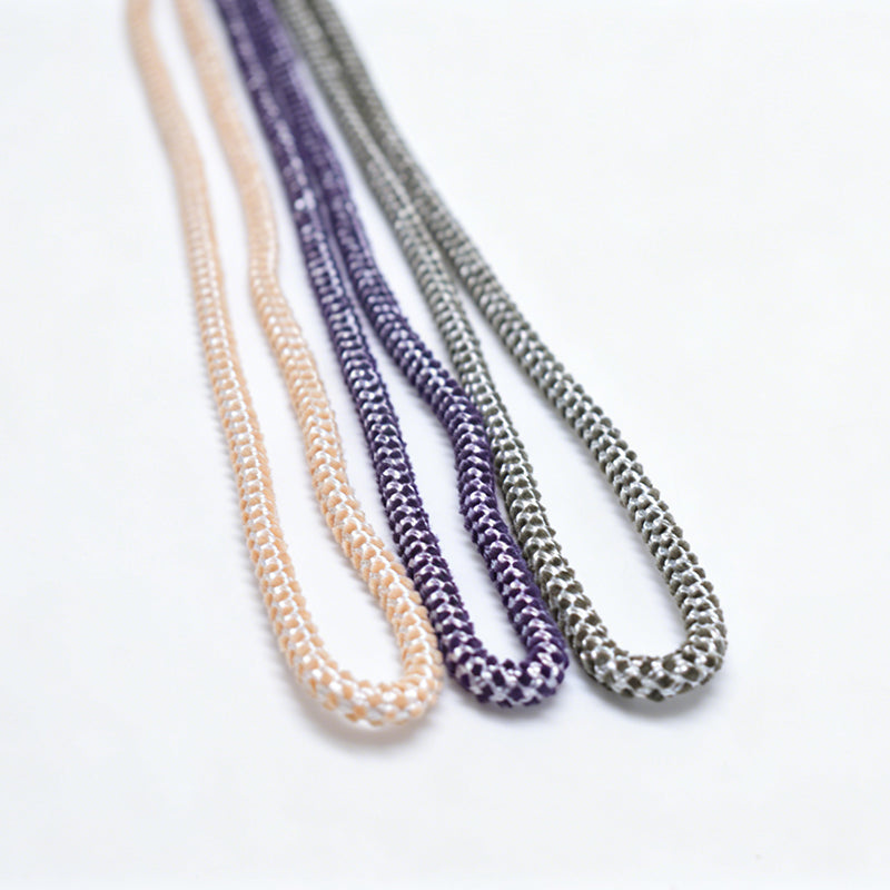 Custom Dot Pattern Braided Drawstring Cord, Two-Tone Spotted Woven Rope for Bags Garment