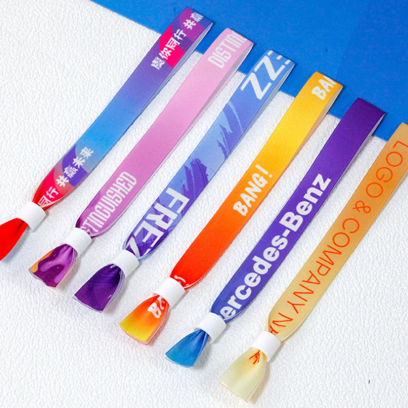 Custom Disposable Paper Event Wristband, Printed Tyvek Bracelet for Concert Festival Party OEM