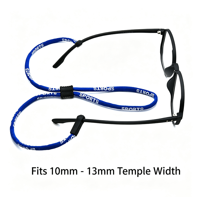 Custom Adjustable Eyeglass Strap, Non-Slip Polyester Sports Glasses Lanyard with Inner Buckle