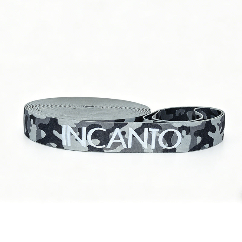 Custom Printed Jacquard Polyester High‑Elastic Woven Elastic Webbing Strap