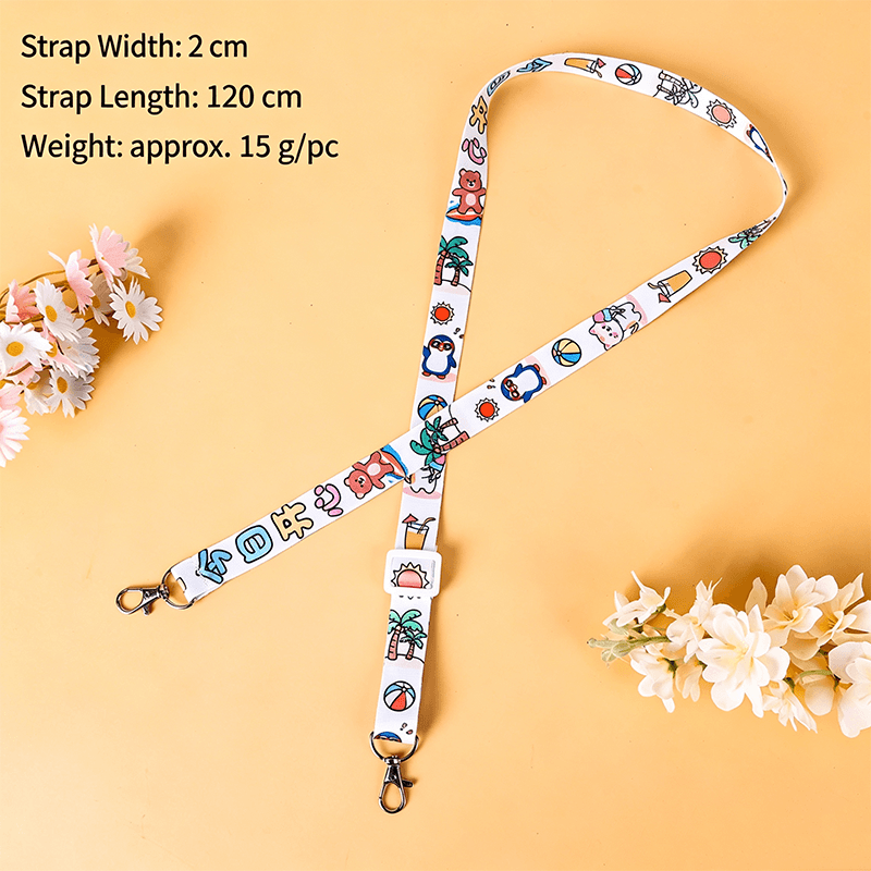 Custom Cute Printed Shoulder Strap, Replacement Lanyard for Water Bottle Bag & Phone Case