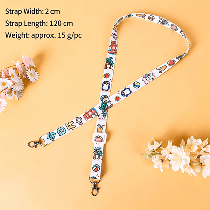 Custom Cute Printed Shoulder Strap, Replacement Lanyard for Water Bottle Bag & Phone Case