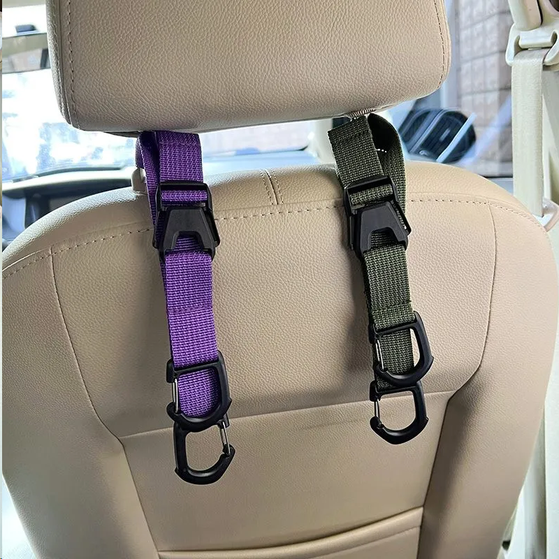 Custom Luggage Hook Strap, Adjustable Suitcase Add-A-Bag Strap with Double Hooks OEM