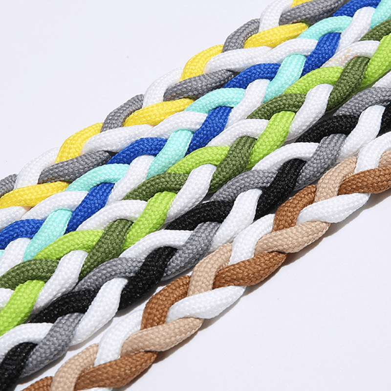 Custom Braided Phone Lanyard, Dual Clasp Anti-Lost Crossbody Phone Strap, Multi-Purpose Solid Color Handmade Cord