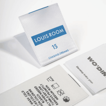 Custom Company Logo Woven Labels | Brand Garment Neck Woven Tags