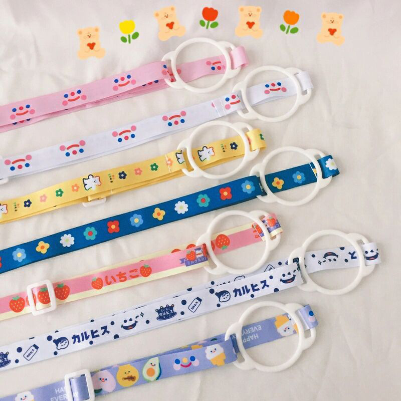Custom Sublimation Water Bottle Strap, Kids Adjustable Drink Bottle Lanyard with Silicone Ring, Portable Crossbody Water Bottle Holder Strap