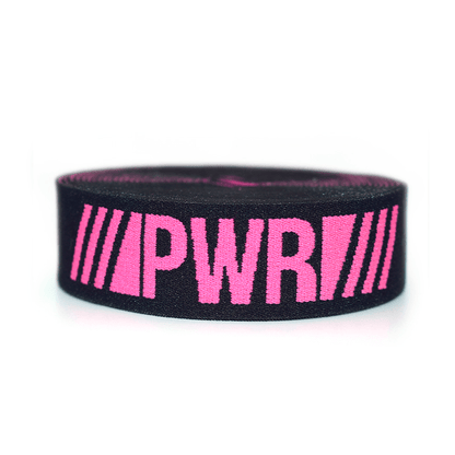 Custom Logo Jacquard Woven Elastic Webbing Strap