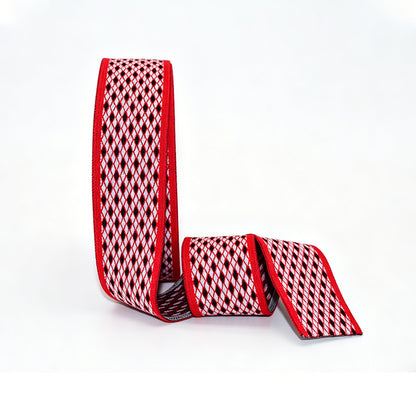 Custom Jacquard Nylon Elastic Webbing, Woven Logo Stretch Strap for Hat Garment Bag Accessories