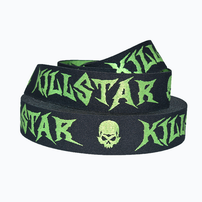 Custom Printed Jacquard Polyester High‑Elastic Woven Elastic Webbing Strap