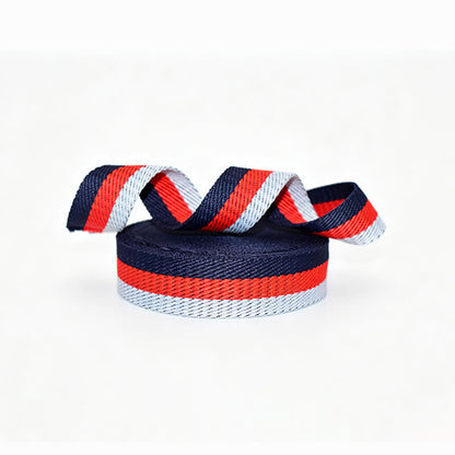 Custom Jacquard Polyester Webbing Strap, Personalized Printed Logo Colorful Ribbon For Accessories