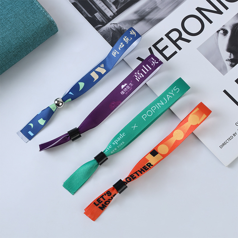 Custom Disposable Paper Event Wristband, Printed Tyvek Bracelet for Concert Festival Party OEM