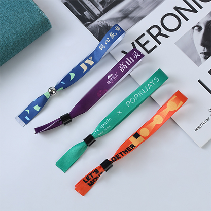 Custom Disposable Paper Event Wristband, Printed Tyvek Bracelet for Concert Festival Party OEM