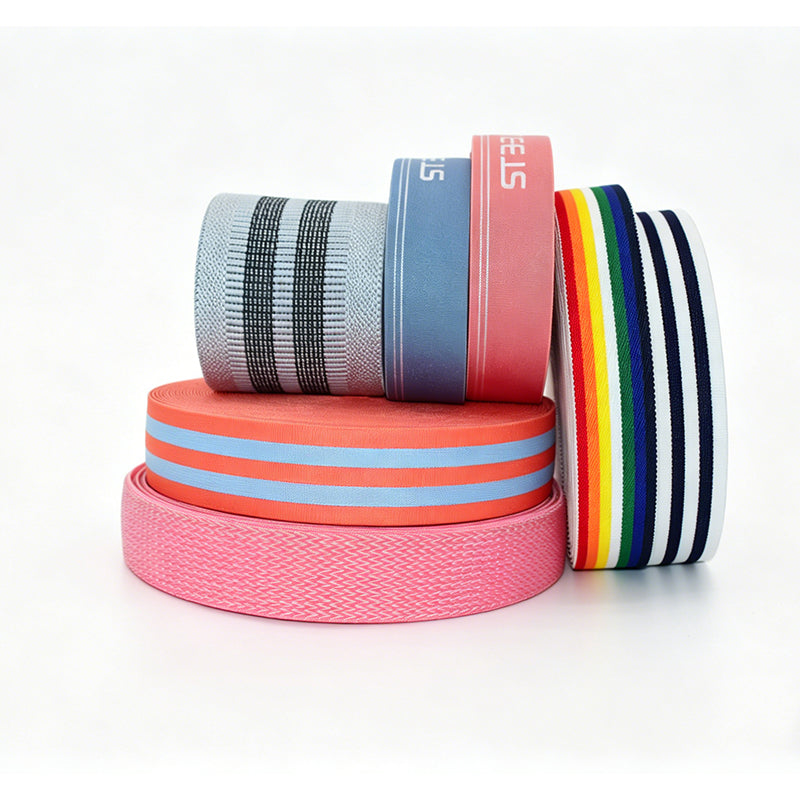 Custom Anti-Slip Latex Yoga Resistance Band, Printed Elastic Hip Exercise Band for Fitness Glute Training
