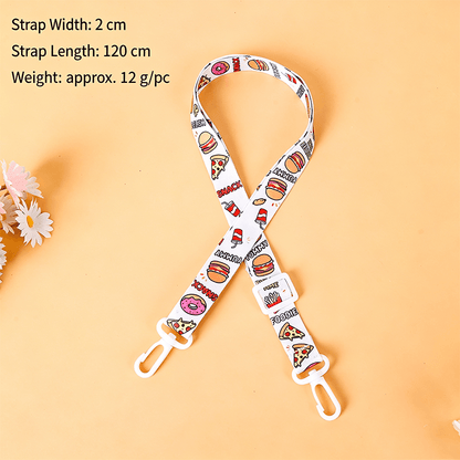 Custom Cute Printed Shoulder Strap, Replacement Lanyard for Water Bottle Bag & Phone Case
