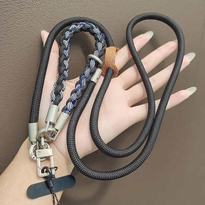 Custom Braided Camera Crossbody Lanyard, Adjustable Strap for DJI Pocket Series Cameras