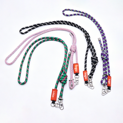 Custom Braided Core Cord Lanyard, Adjustable Crossbody Phone Strap