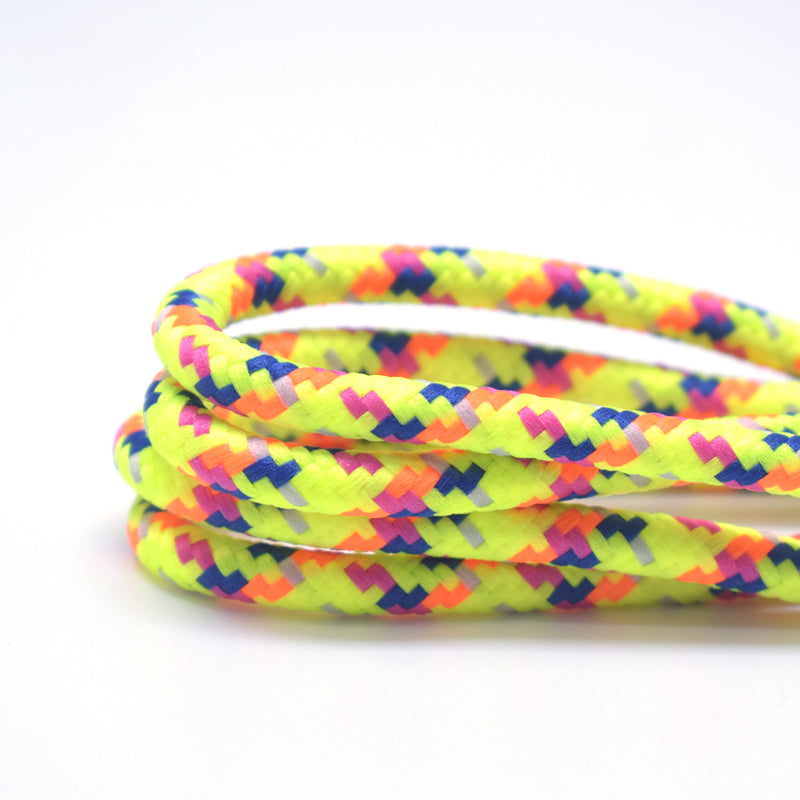 Custom Polyester Braided Rope, Multi-Color Decorative Woven Cord for Bag & Accessories