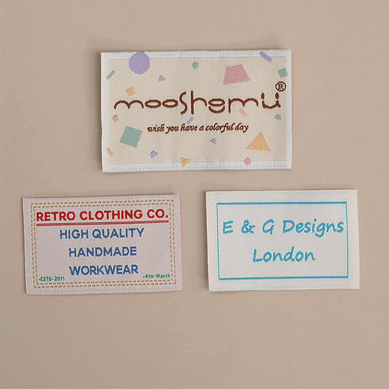 Custom Cartoon Woven Labels | Cute Pattern Garment Woven Tags