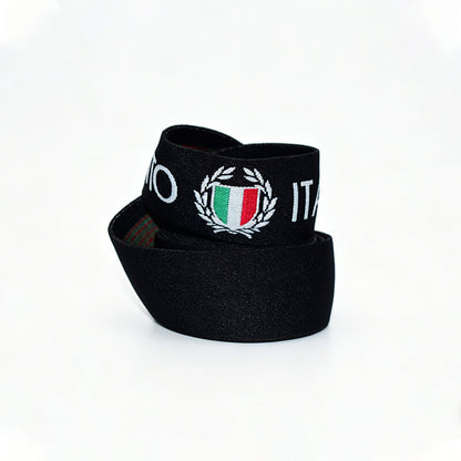 Custom Logo Jacquard Woven Elastic Webbing Strap