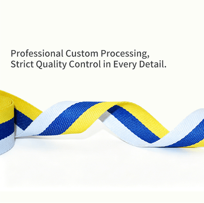 Custom Jacquard Polyester Webbing Strap, Personalized Printed Logo Colorful Ribbon For Accessories
