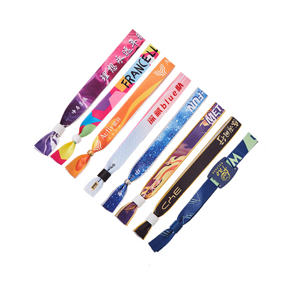 Custom Disposable Paper Event Wristband, Printed Tyvek Bracelet for Concert Festival Party OEM